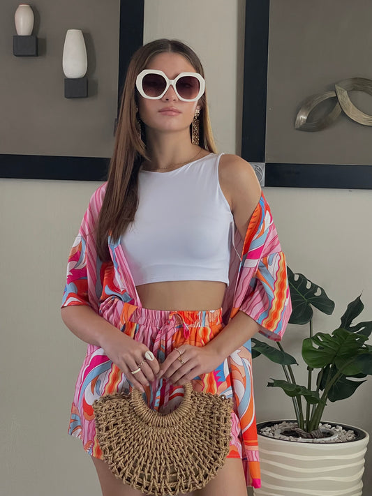 Greta Short Set Pink