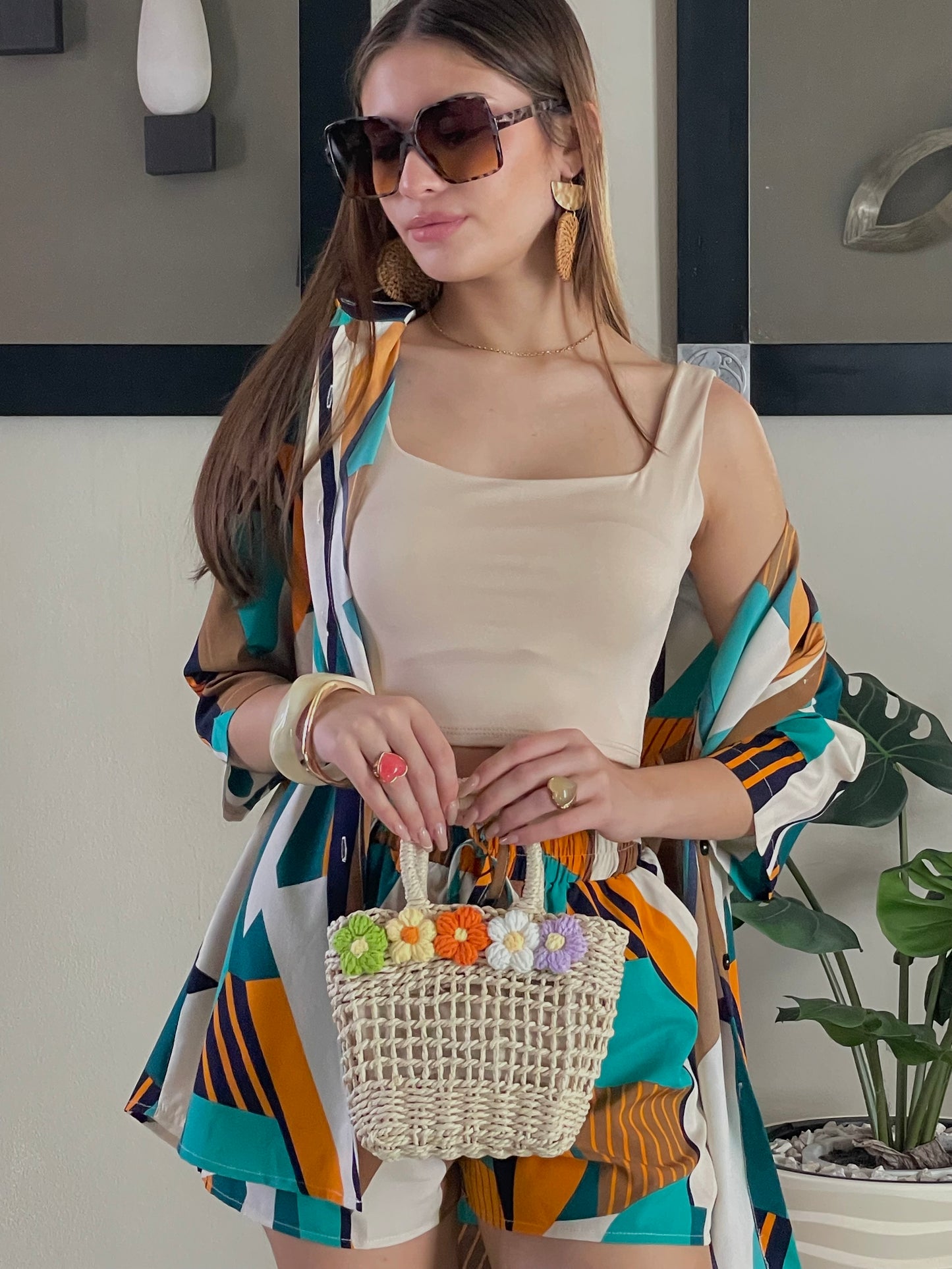 Fiona Flower Crossbody