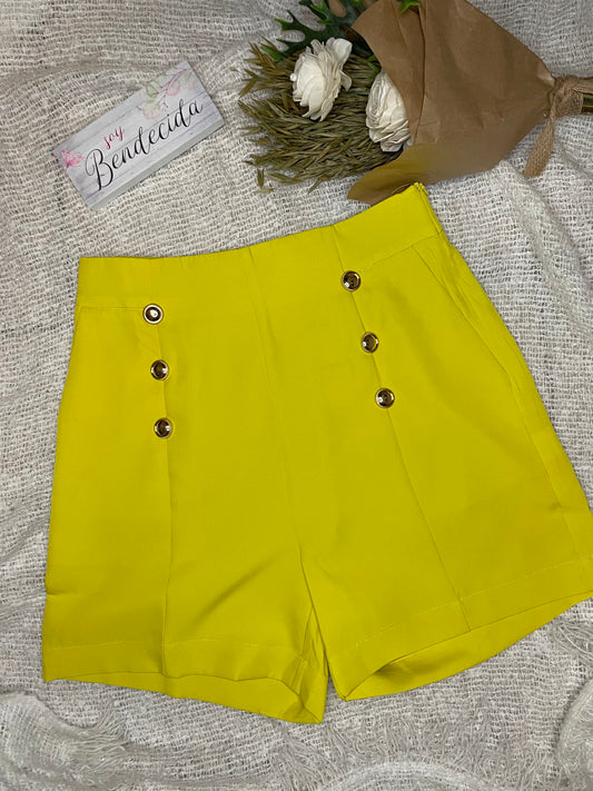 Jolie Yellow Short