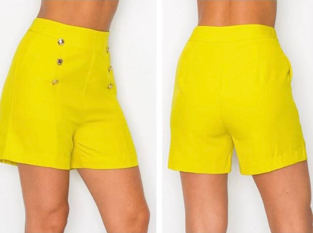 Jolie Yellow Short